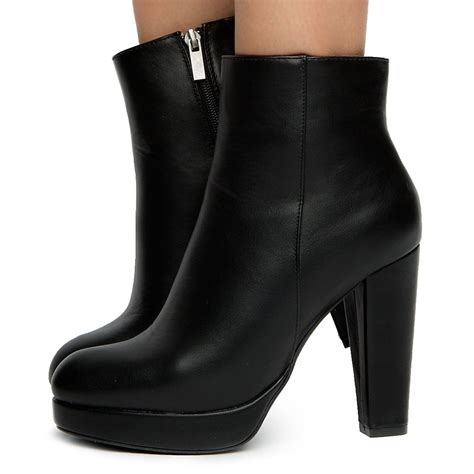 women's high heel ankle boots.